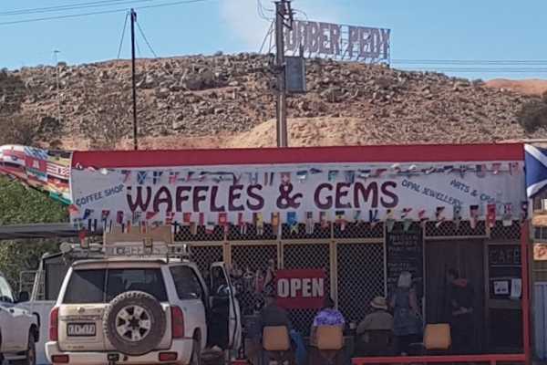 Waffles and Gems Logo