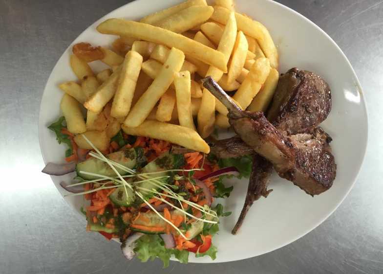 Chops and Chips from Reelax Cafe