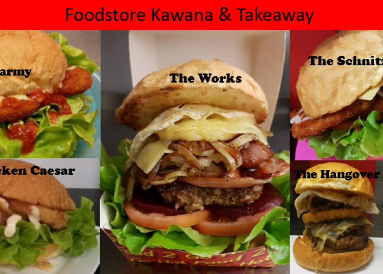 The Works is a popular burger at Foodstore