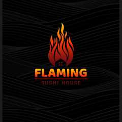 Flaming Sushi House Logo