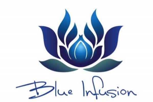 Blue Infusion Cafe Logo