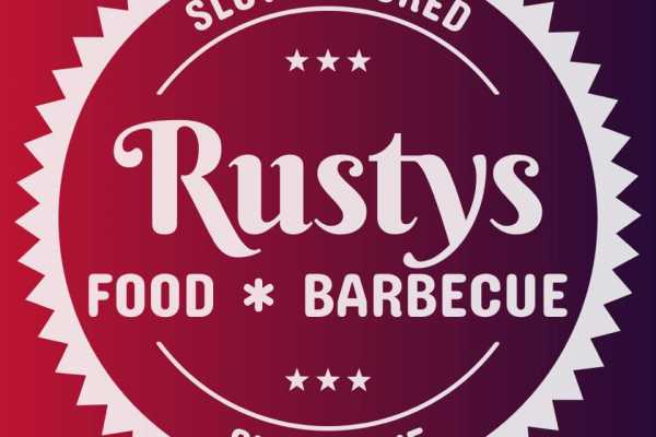 Rustys Food and Barbecue Logo