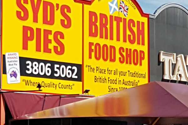 Syd’s Pies and British Food Shop Logo