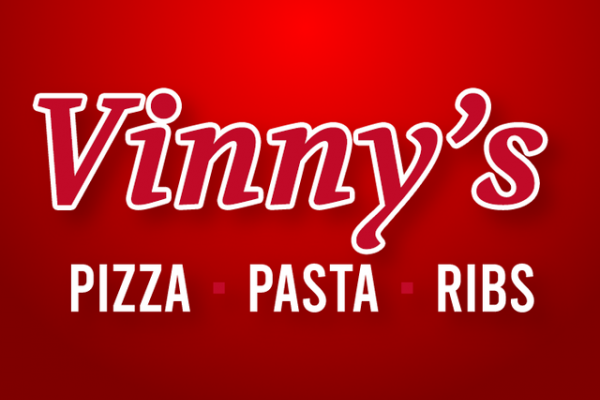 Vinny's Pizza Pasta Ribs Logo
