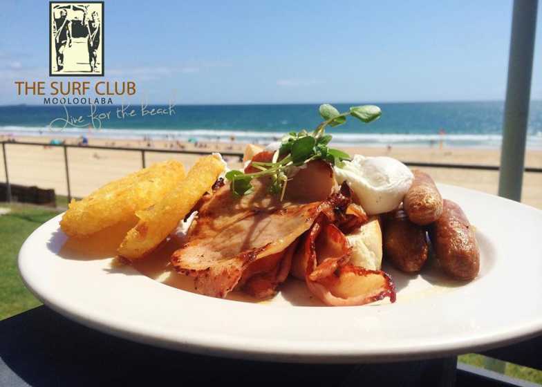 The Surf Club Mooloolaba food  with a view 