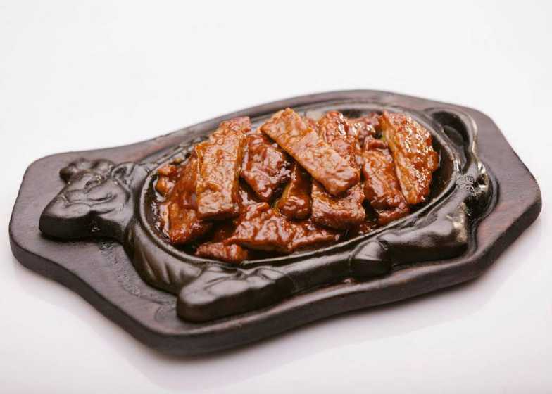 Sizzling Steak — at Chinese Holiday Restaurant