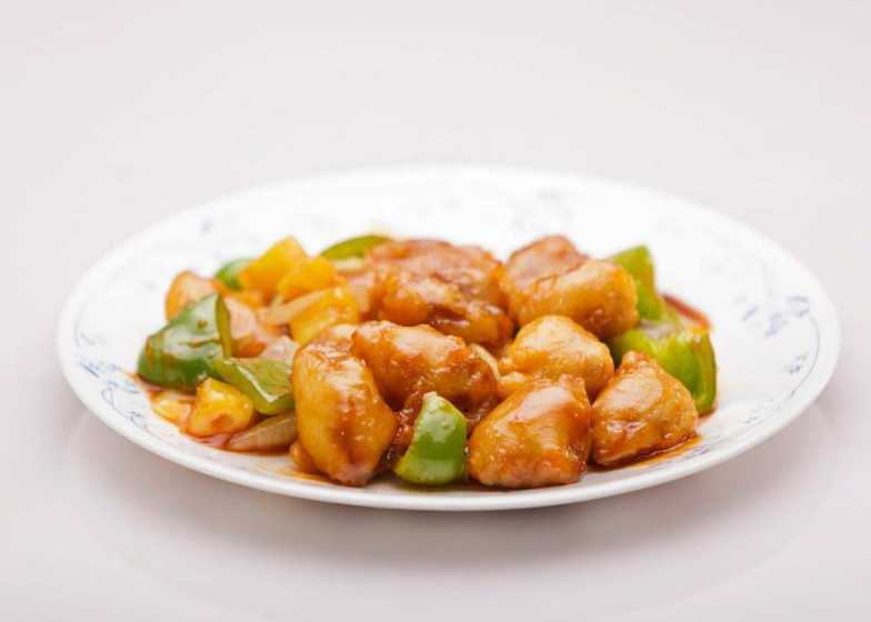 Sweet & Sour Pork — at Chinese Holiday Restaurant.