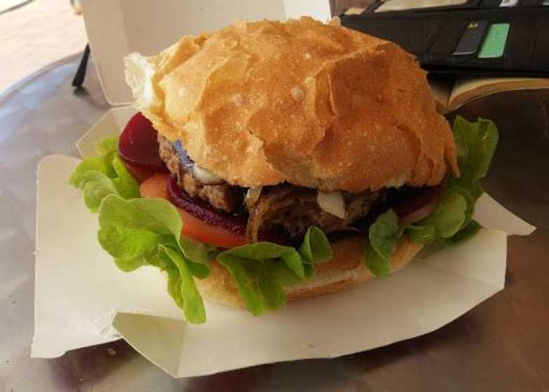 Burgers are a specialty of Foodstore