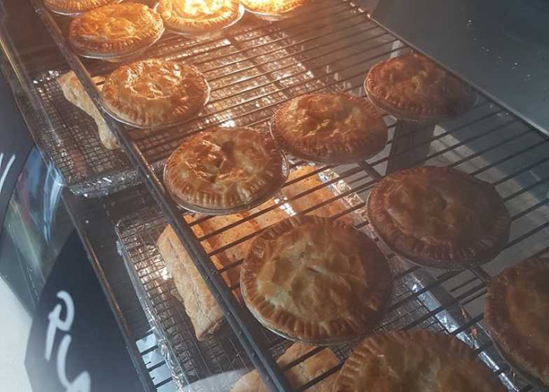 Pies and baked goods too at The Shed Takeaway Mundubbera