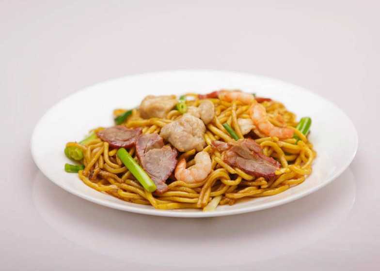 Singapore Chow Mein — at Chinese Holiday Restaurant.