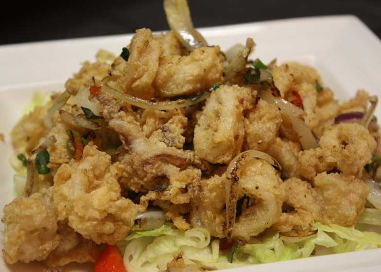 Spicy Salted Calamari at Noodle House Mitchell