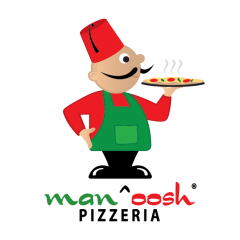 Manoosh Pizzeria - Campbell Logo