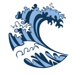 Sushi Wave - authentic japanese Logo