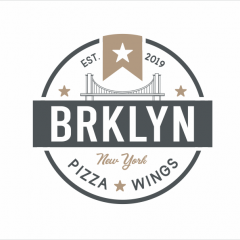 Brklyn Pizza and Wings Logo