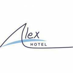 Alex Hotel and Blue Bar Logo