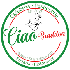 Ciao Braddon - Cakes, Cafe & Pizzeria Logo