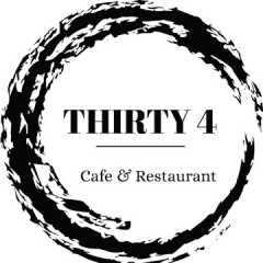 Thirty 4 Café & Restaurant Logo