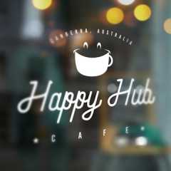 Happy Hub Cafe Logo