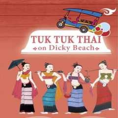 Tuk Tuk Thai on Dicky Beach Logo